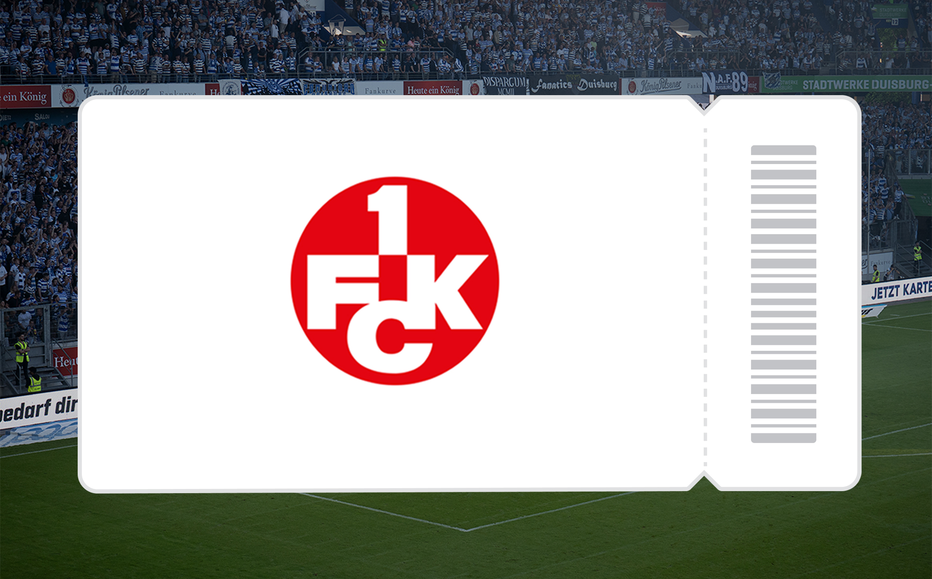 Walter-Elf-Lounge 1. FC Kaiserslautern – VIP-Dauerkarte Saison 2025/26 am 01.07.2025 – VIP-Ticket