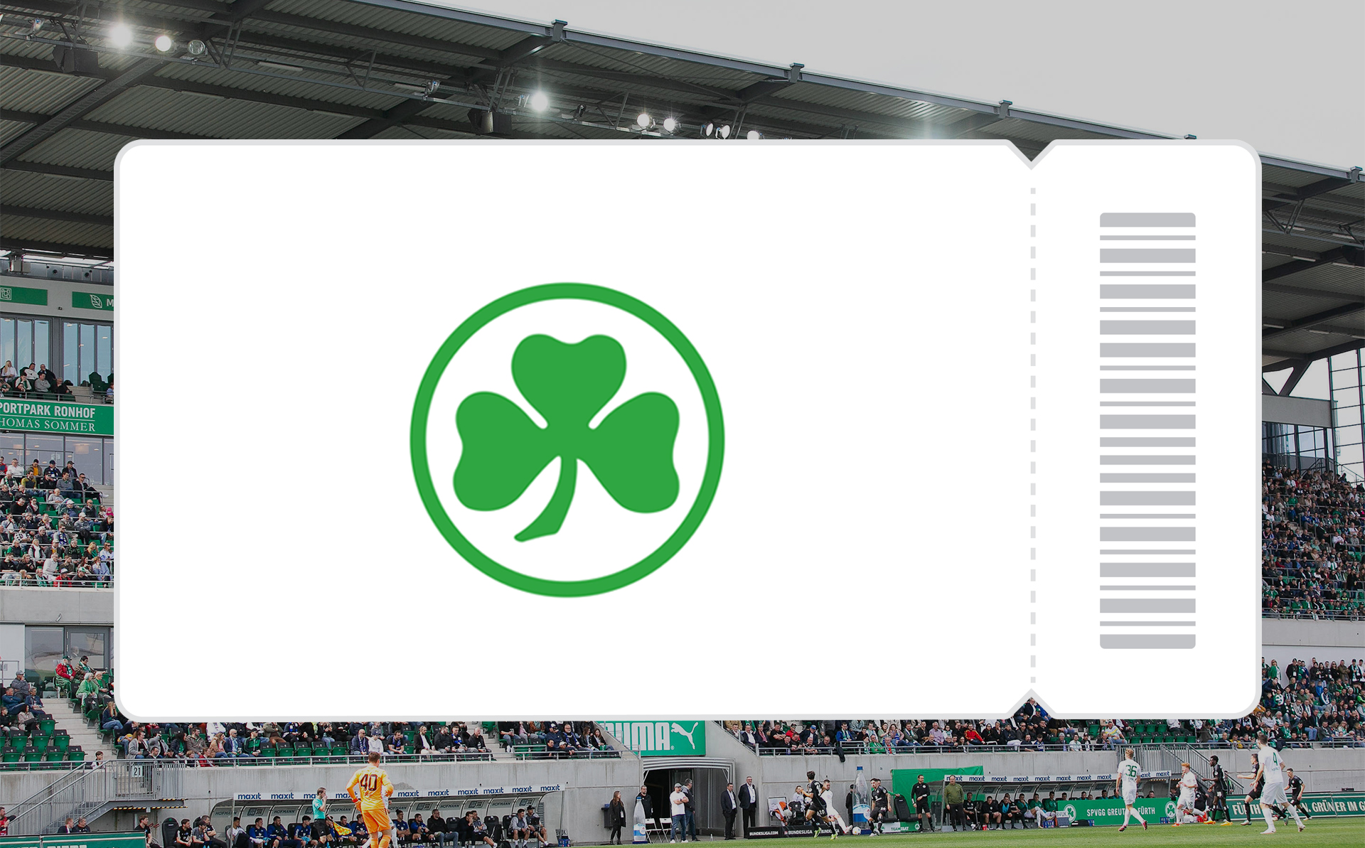 Unternehmenstisch SpVgg Greuther Fürth – VIP-Dauerkarte Saison 2025/26 am 01.07.2025 – VIP-Ticket