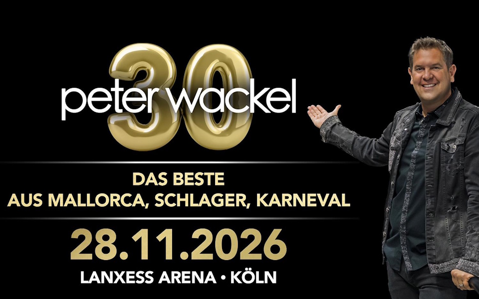 Logenticket Peter Wackel – Live in Köln am 28.11.2026 – VIP-Ticket