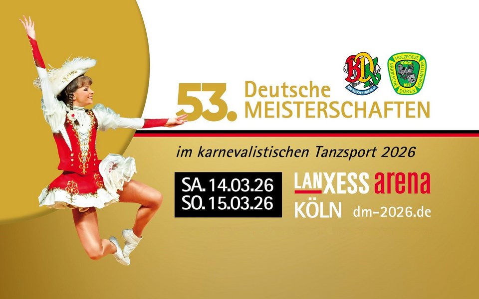 Logenticket 53. Deutsche Meisterschaften im karnevalistischen Tanzsport 2026  am 14.03.2026 – VIP-Ticket