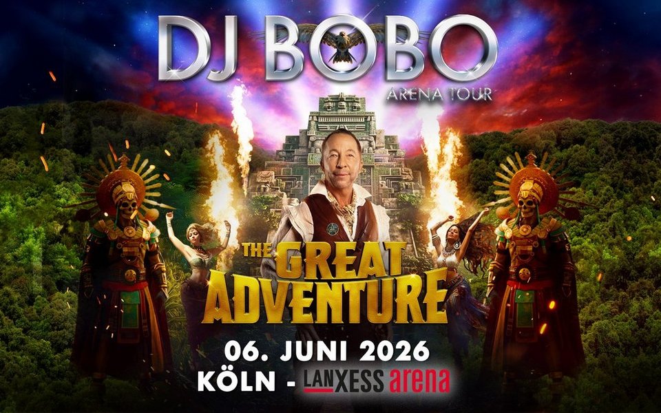 Logenticket DJ BoBo – THE GREAT ADVENTURE am 06.06.2026 – VIP-Ticket Logenticket DJ BoBo – THE GREAT ADVENTURE am 06.06.2026 – VIP-Ticket